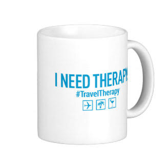 travel therapy mug