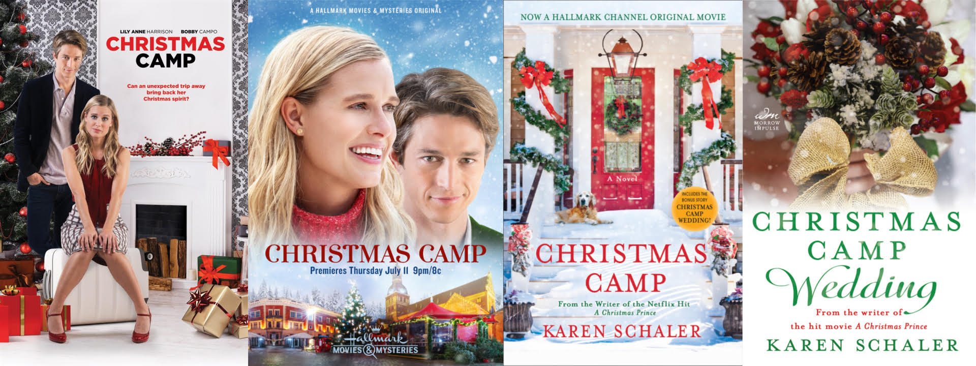 Christmas camp movies and books